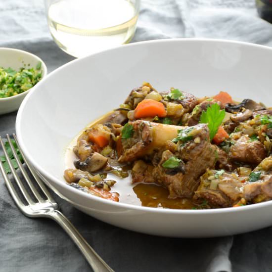 Simple Rustic Osso Buco - Recipe photo by garlic and zest