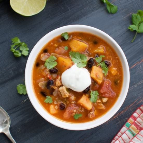 Black Bean and Chicken Chili - Recipe photo by eatingmadeeasy