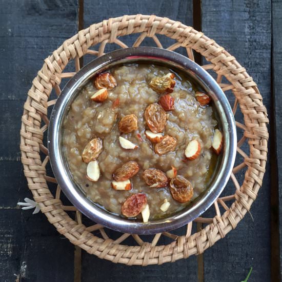 Brown Rice & Lentil Sweet Dish - Recipe photo by saffrontrail
