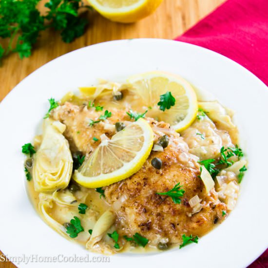 Chicken Piccata - Recipe photo by simplyhomecooked