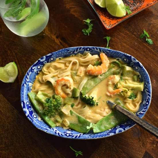 Thai Prawn Laksa - Recipe photo by FoodPrepSundays