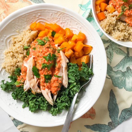 Italian Herb and Chicken Bowls - Recipe photo by Petite Canteen
