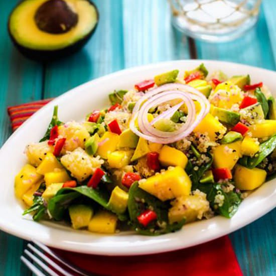 Avocado, Mango and Pineapple Quinoa - Recipe photo by wendypolisi