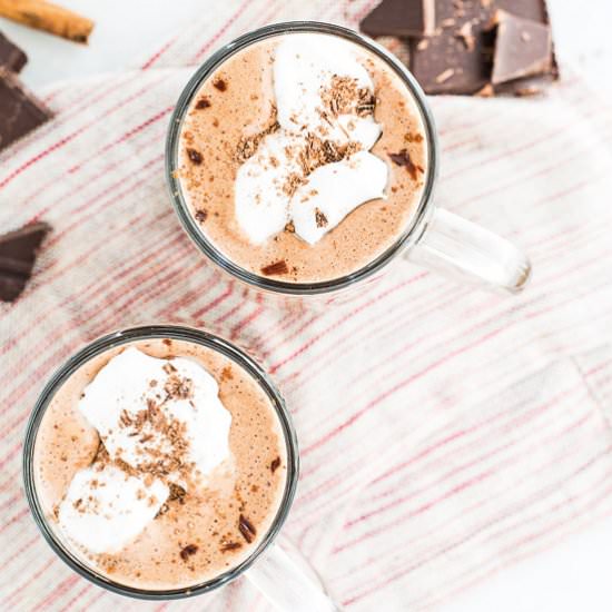 Simple Immunity Boosting Hot Cocoa - Recipe photo by honestlynourished