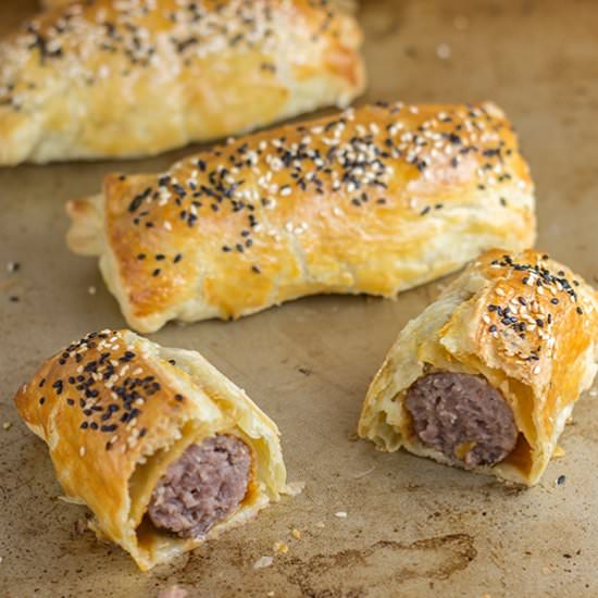 Puff Pastry Bratwurst - Recipe photo by thekitchenmaus