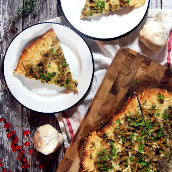White Clam Pizza - Recipe photo by thecharmingdetroiter