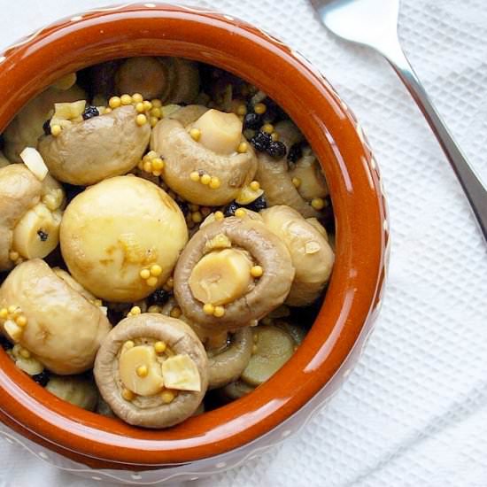 Italian-Style Marinated Mushrooms - Recipe photo by ahueats