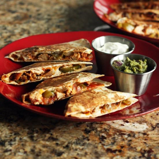 Not-So-Cheesy Quesadillas - Recipe photo by 30 Pounds of Apples