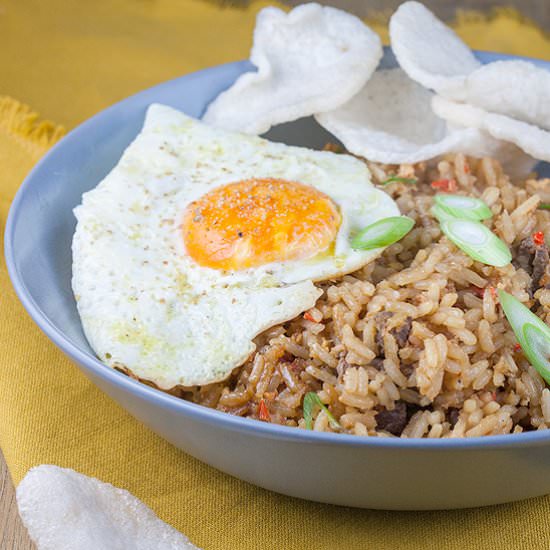 Indonesian Nasi Goreng - Recipe photo by ohmydish