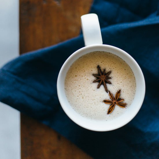 Chai Spiced Coconut Milk - Recipe photo by Downshiftology