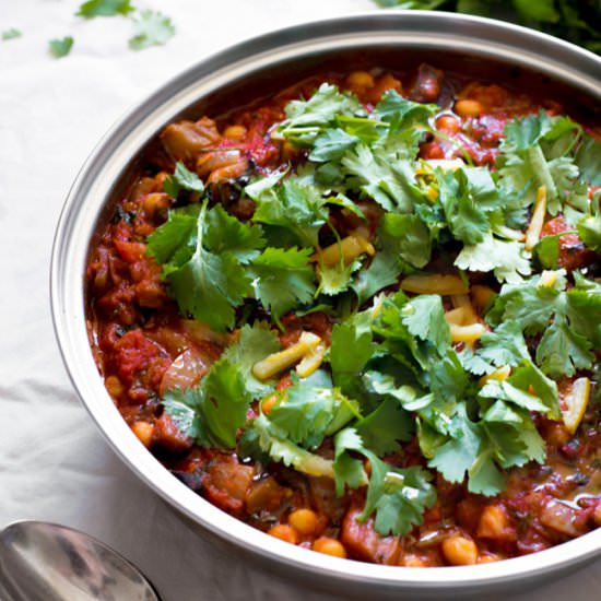 Chickpeas with Preserved Lemon - Recipe photo by homespun capers
