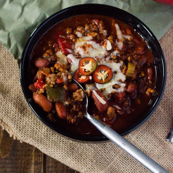 Easy Slow Cooker Chili - Recipe photo by MyCookingSpot