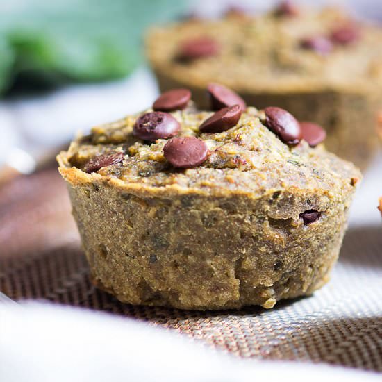 Clean Green Protein Muffins - Recipe photo by sprinkle of green