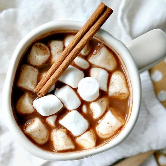 Homemade Vegan Hot Chocolate - Recipe photo by TheGlowingFridge