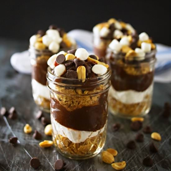 Rocky Road Pudding Jars - Recipe photo by Kleinworth &amp; Co
