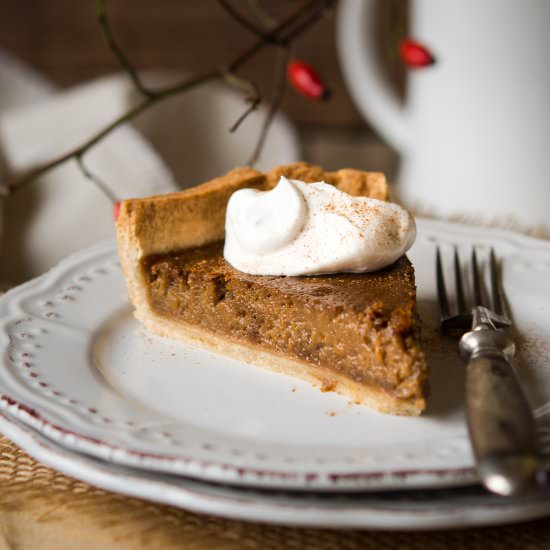 Pumpkin Pie (gluten free) - Recipe photo by veselina zheleva