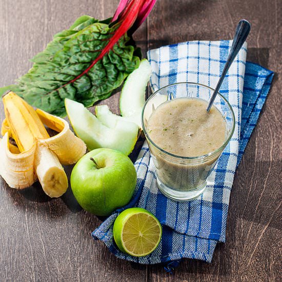 Lime n' Melon Smoothie - Recipe photo by healthsomeness