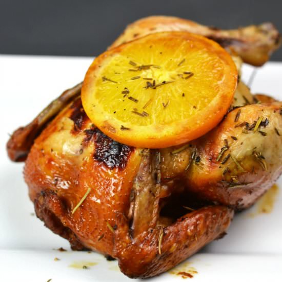 Rosemary Orange Cornish Game Hen - Recipe photo by brittaniep
