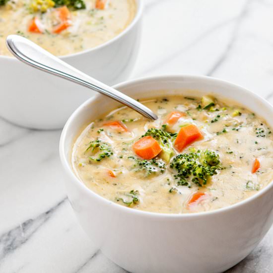 Easy Broccoli, Kale, and Carrot Soup - Recipe photo by goodlifeeats