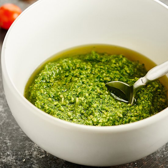Cilantro Pesto - Recipe photo by showmetheyummy