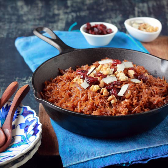 sweet jaggery rice - Recipe photo by easyfoodsmith