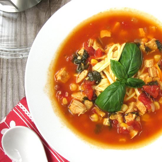 Low Carb Chicken Tortilla Soup - Recipe photo by dietplan-101