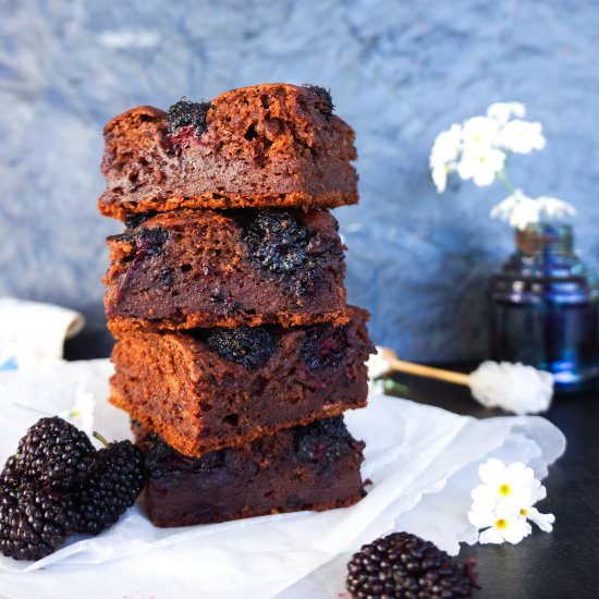 Vegan brownies - Recipe photo by anettv