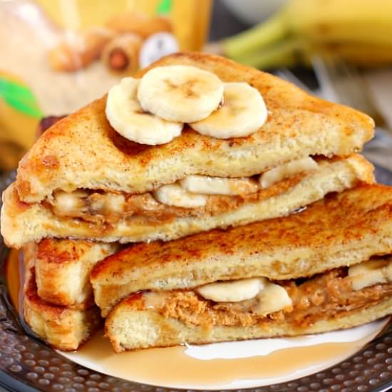 Peanut Butter Banana French Toast - Recipe photo by pumpkinnspice