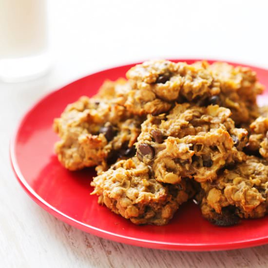 Peanut Butter Banana Cookies - Recipe photo by pipandebby