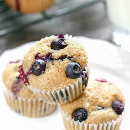 Whole Grain Blueberry Muffins - Recipe photo by simplysissom