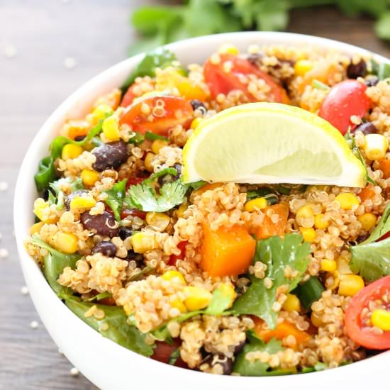 Southwest Quinoa Salad - Recipe photo by Purely Katie
