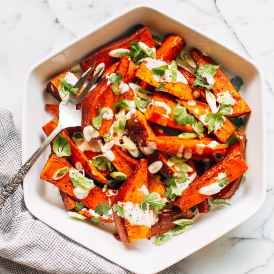 Roasted Sweet Potatoes - Recipe photo by Kitchen Konfidence