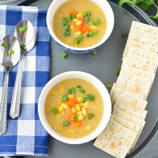 Sweet Corn Soup - Recipe photo by ruchiskitchen