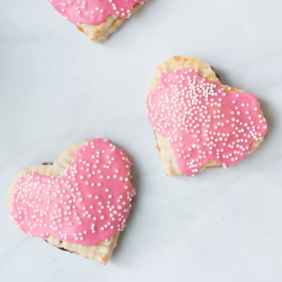 Strawberry + Nutella Hand Pies - Recipe photo by Pretty in Pistachio