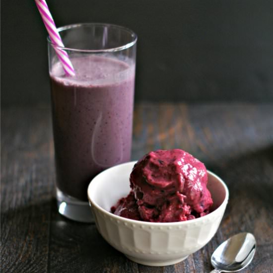 Breakfast Ice Cream & Smoothie - Recipe photo by MyLifeCookbook