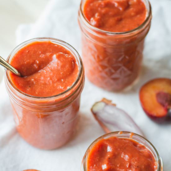 Plum BBQ Sauce - Recipe photo by prairiecalifornian