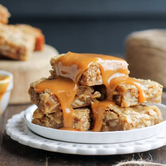 Nutty Blondies - Recipe photo by bakerita