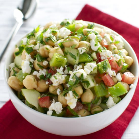 Chickpea Salad - Recipe photo by Stuck on Sweet