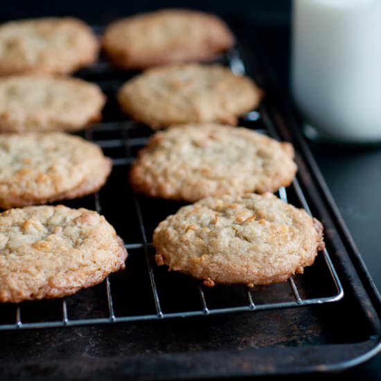 Butterscotch Coconut Cookies - Recipe photo by foodsofourlives