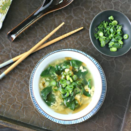 Quick Spinach Egg Drop Soup - Recipe photo by EverydayMaven