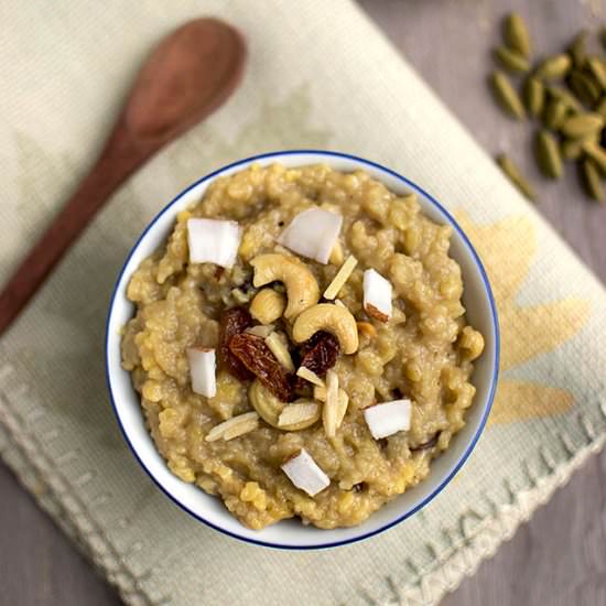 Godhuma Rava Pongali - Recipe photo by Pavani