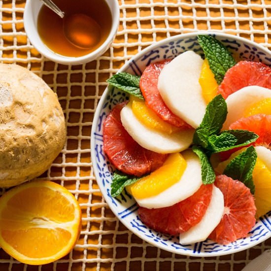 Jicama & Citrus Salad - Recipe photo by boastfulfood