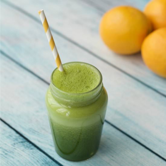 Blended Green Juice Recipe - Recipe photo by lovingitvegan