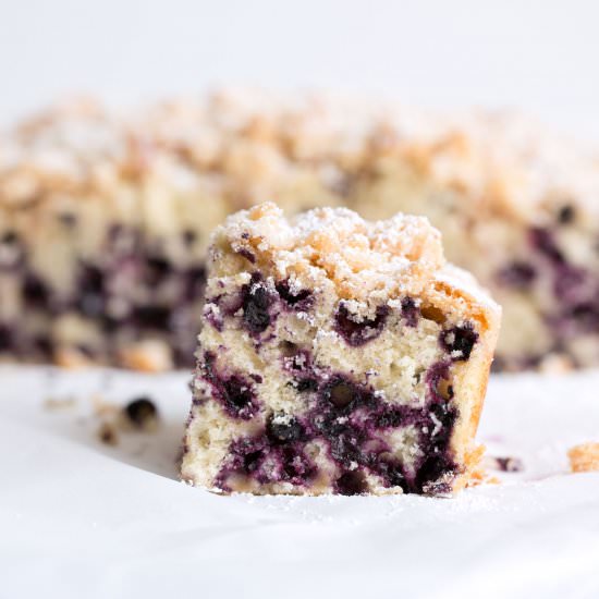 Blueberry Crumb Cake - Recipe photo by bowsessed