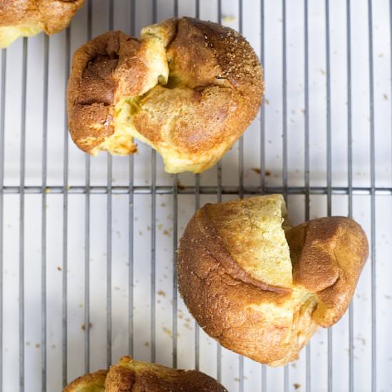 Vanilla Bean Popovers - Recipe photo by Cupsandspoonfuls