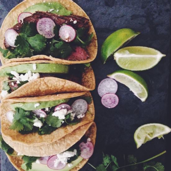 Flank Steak Tacos - Recipe photo by katherineknowlton