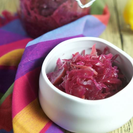 Lemon Garlic Habanero Sauerkraut - Recipe photo by nakedcuisine