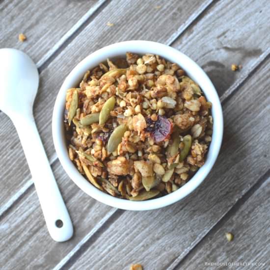 Simple Homemade Granola - Recipe photo by houseofhealthy