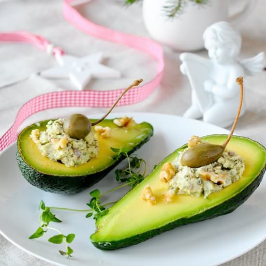 Avocado Filled with Herring - Recipe photo by bazyliaczywanilia