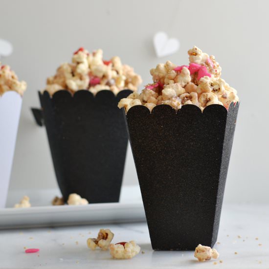 Valentine Popcorn - Recipe photo by BoxwoodAvenue